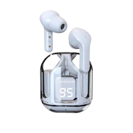 Crystal Clear Sound:Portable LED wireless Earbuds